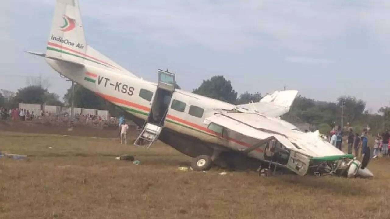 'Technical snag detected': Small aircraft crashes near Odisha's Rourkela airstrip; pilot sustains injuries