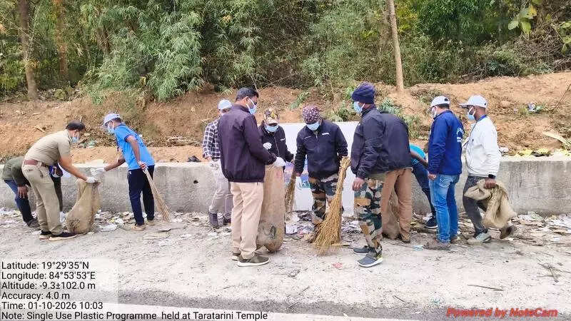 Plastic-free drive near 2 shrines in Ganjam