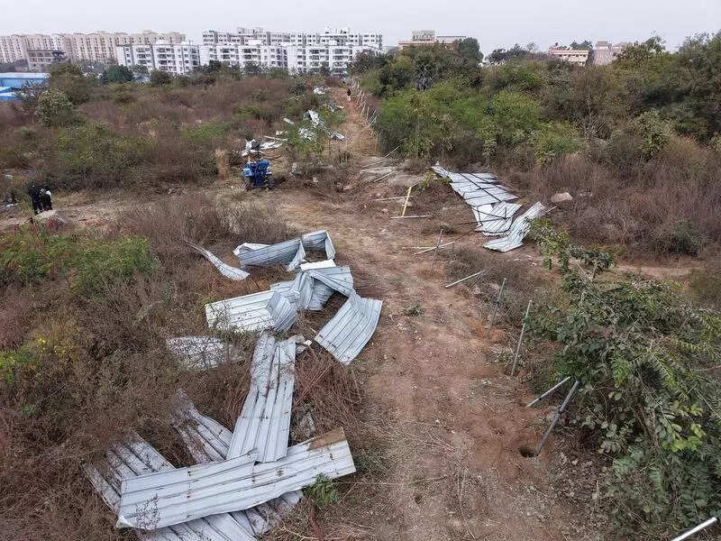 HYDRAA reclaims 15 acres govt land worth 3k cr in Miyapur