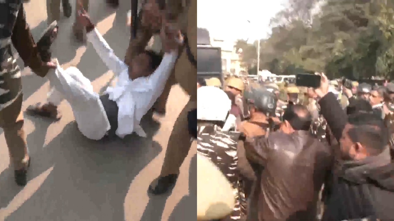 Watch: NSUI protests against VB-GRAMG scheme in UP; security tightened in Varanasi, Lucknow