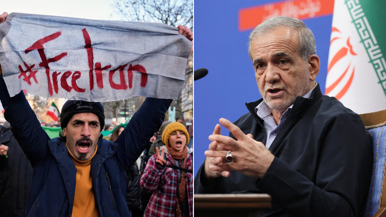 Iran president accuses US, Israel as protests turn violent; vows to listen to protesters