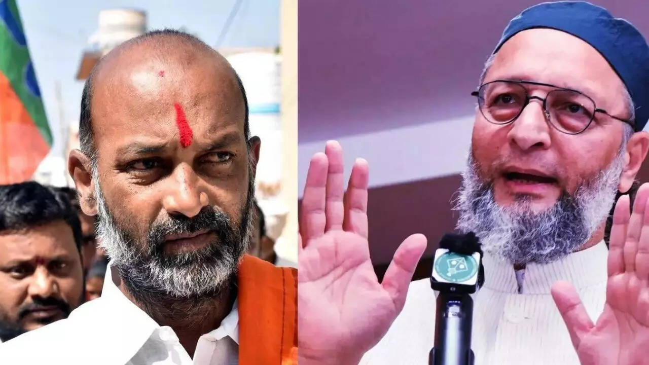 'Slogans don't hide zero representation': Union minister Bandi Sanjay on Owaisi's 'burqa-clad PM' remark; hits back at AIMIM chief