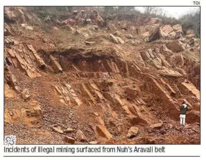 Illegal mining rampant again in Aravalis after hillock demolition