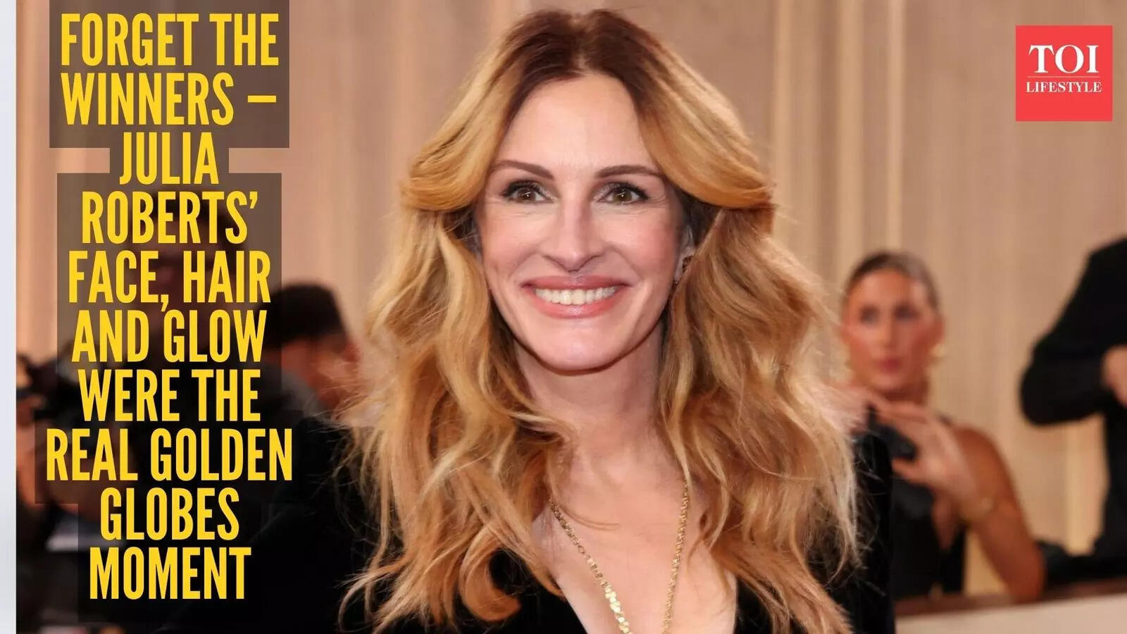 58 who? Julia Roberts’ Golden Globes glow is unbeatable