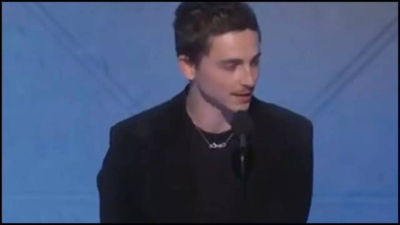 Timothee Chalamet wins Best Actor for 'Marty Supreme'; Kylie cheers