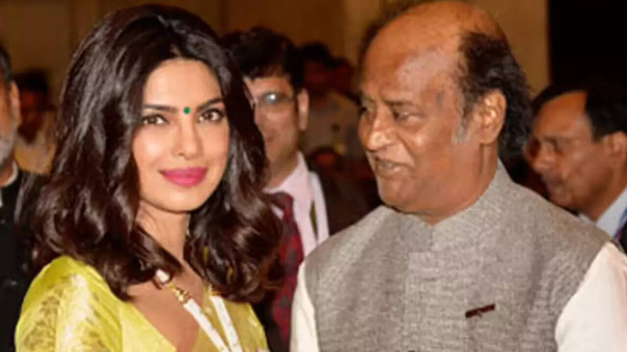Priyanka Chopra's Padma Shri moment with Rajinikanth