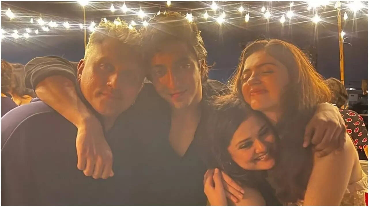 Aneet Padda shares cute photos with Ahaan Panday