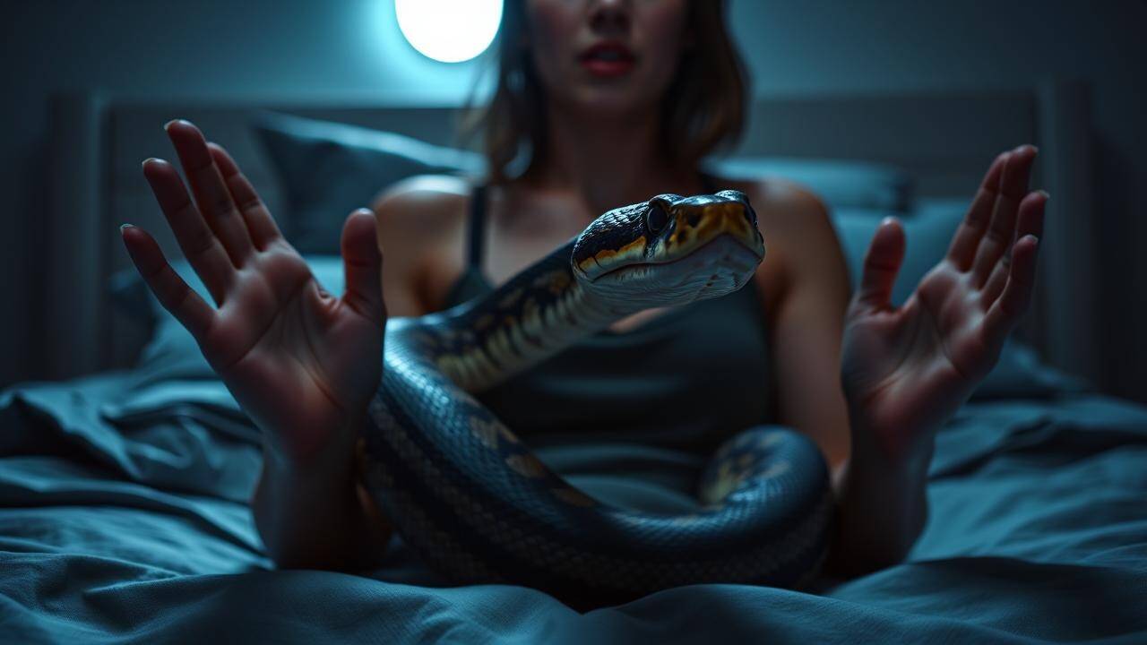 Australian wakes up to python curled up on her chest — how it happened