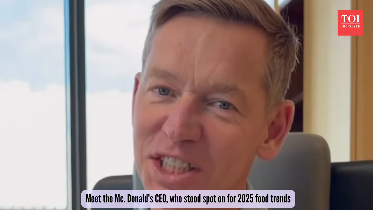 Meet the Mc. Donald's CEO, who stood spot on for 2025 food trends (Photo: @chrisk_mcd/ Instagram)