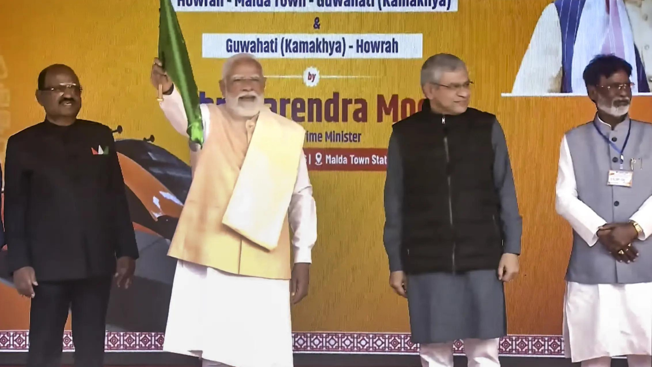 ‘India makes more coaches than US, Europe’: PM Modi flags off Vande Bharat sleeper; calls it self-reliance push