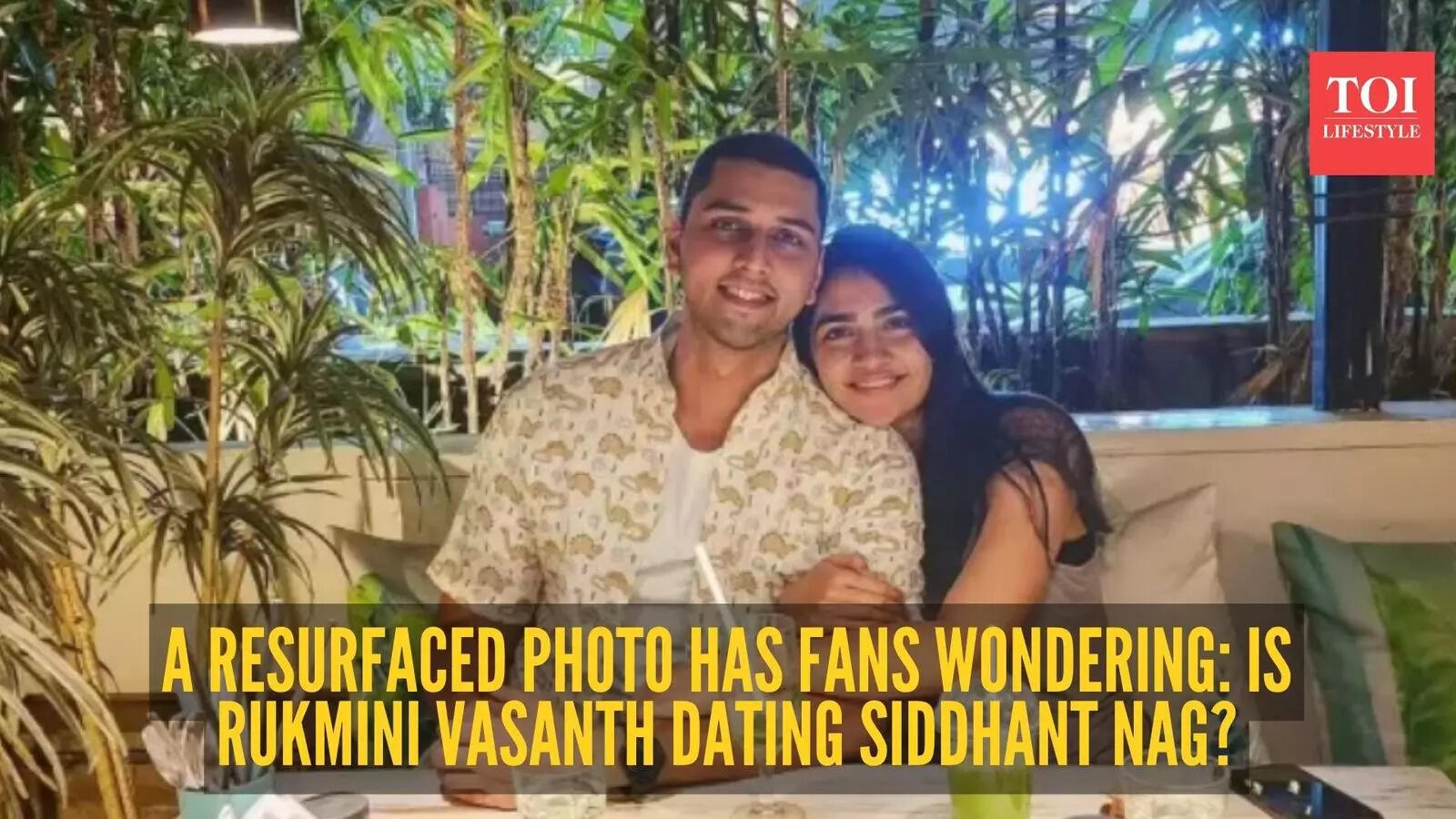 Is Rukmini Vasanth quietly dating Siddhant Nag?