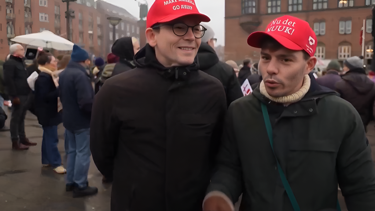 ‘Make America go away’: MAGA gets new meaning in Greenland; protesters mock Trump with caps