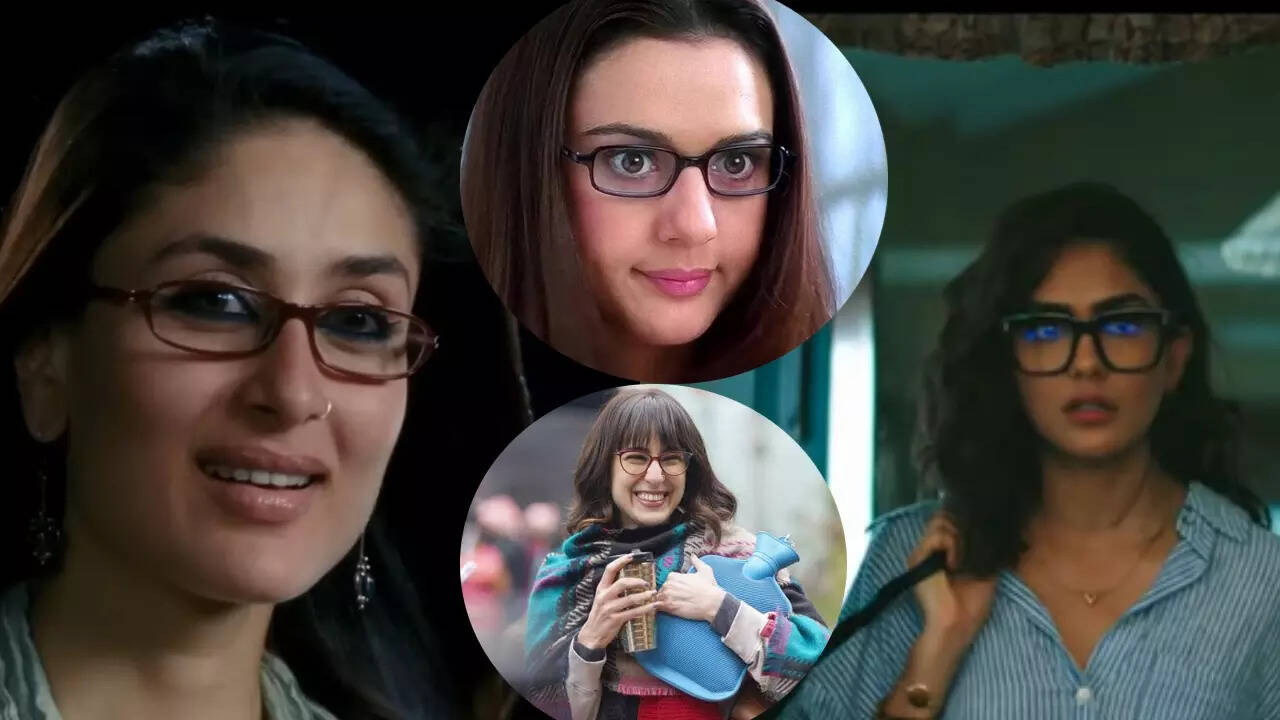 From Mrunal's' to Preity's: Queens who won hearts with geeky looks