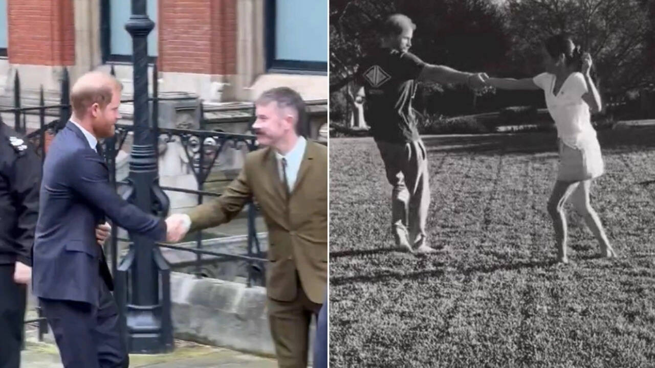 'Did he leave his hair in Montecito?': Prince Harry mocked over courtroom look- watch