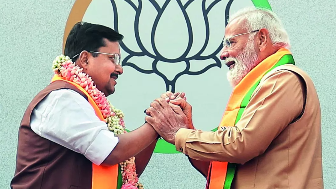‘You are my boss’: PM as Nitin Nabin takes charge as BJP chief; asks partymen to shun Cong ‘failings’