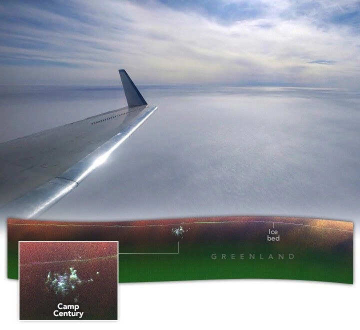 A forgotten US Cold War base resurfaces under Greenland ice in NASA radar scan