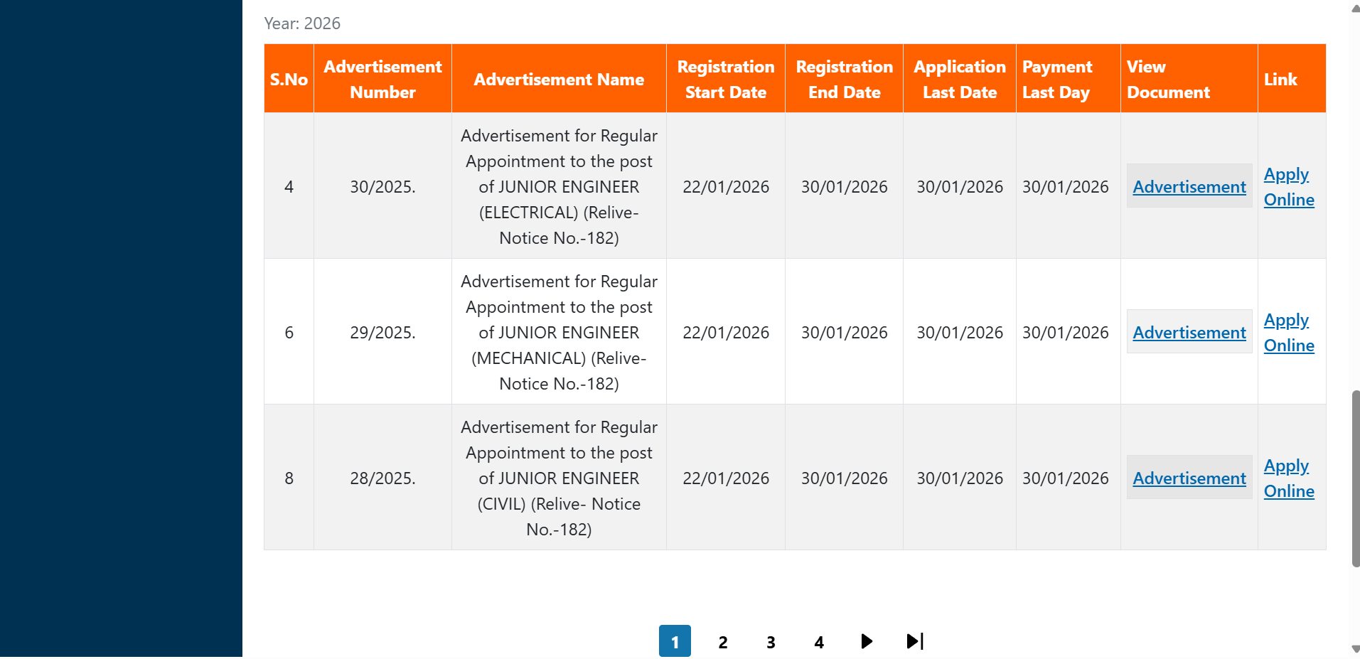 BTSC JE recruitment 2026: Registration deadline extended for 2,809 vacancies at btsc.bihar.gov.in; direct link to apply here