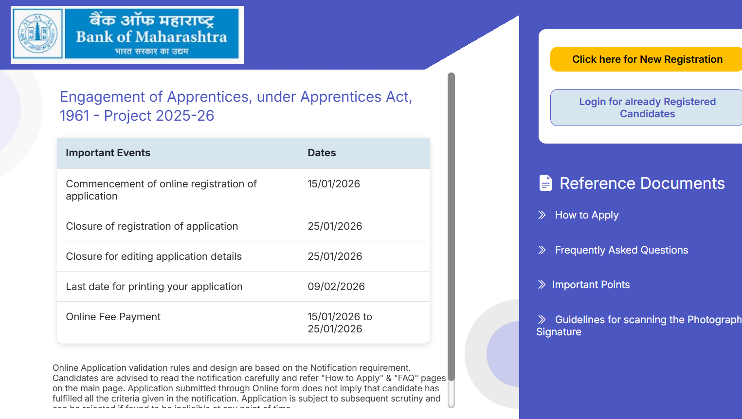 Bank of Maharashtra application window closing soon for over 600 posts: Check direct link to apply and other details here
