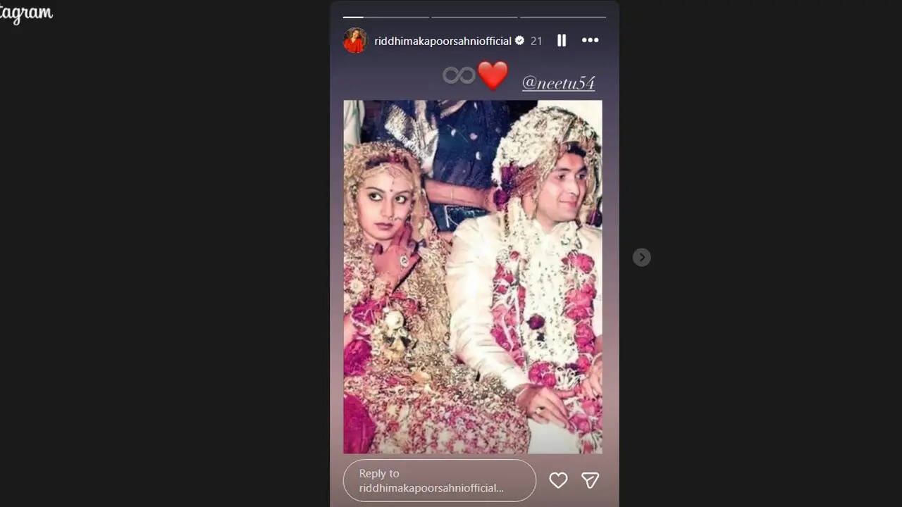 Riddhima shares Neetu-Rishi 'eternal love' throwback