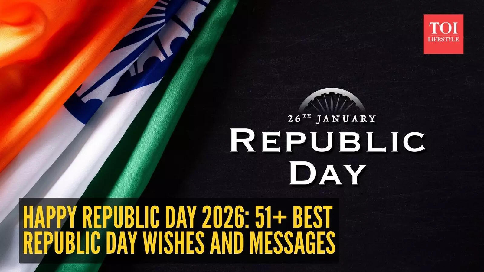 Happy Republic Day 2026: Messages to share with your close ones