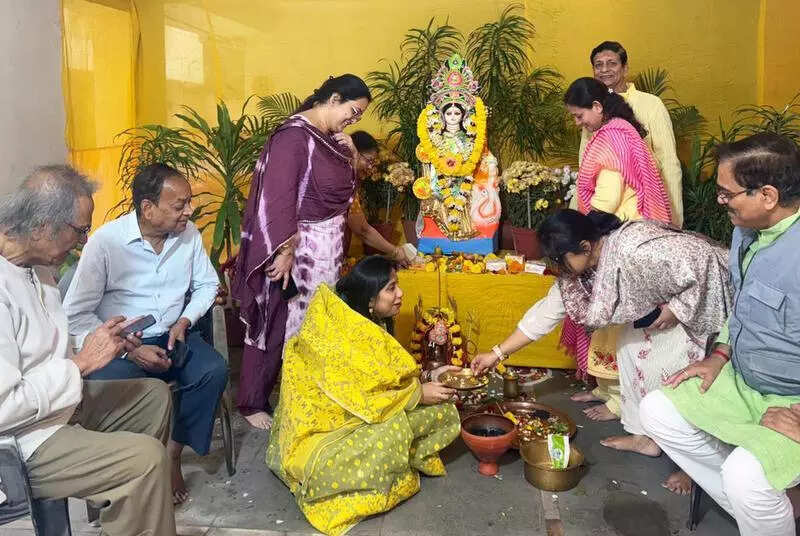Saraswati Puja lunch, patriotic events mark togetherness at housing complexes