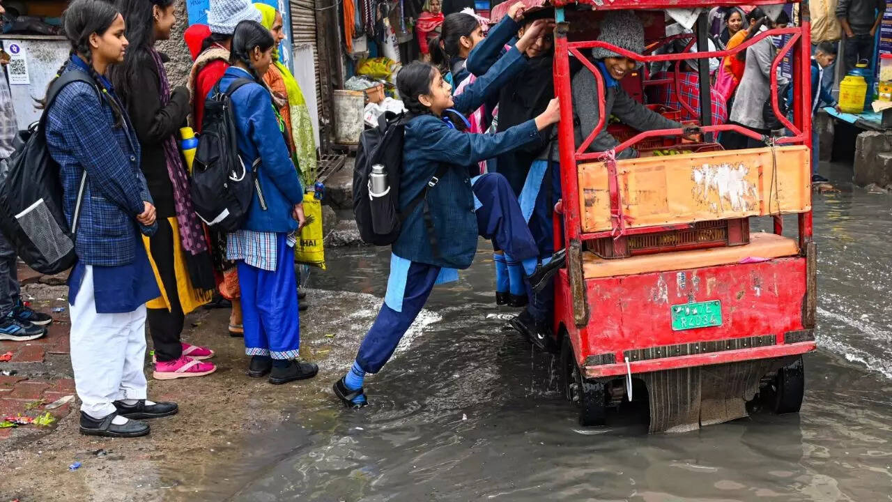Drain left open to kill again? Winter rain exposes Delhi’s civic negligence