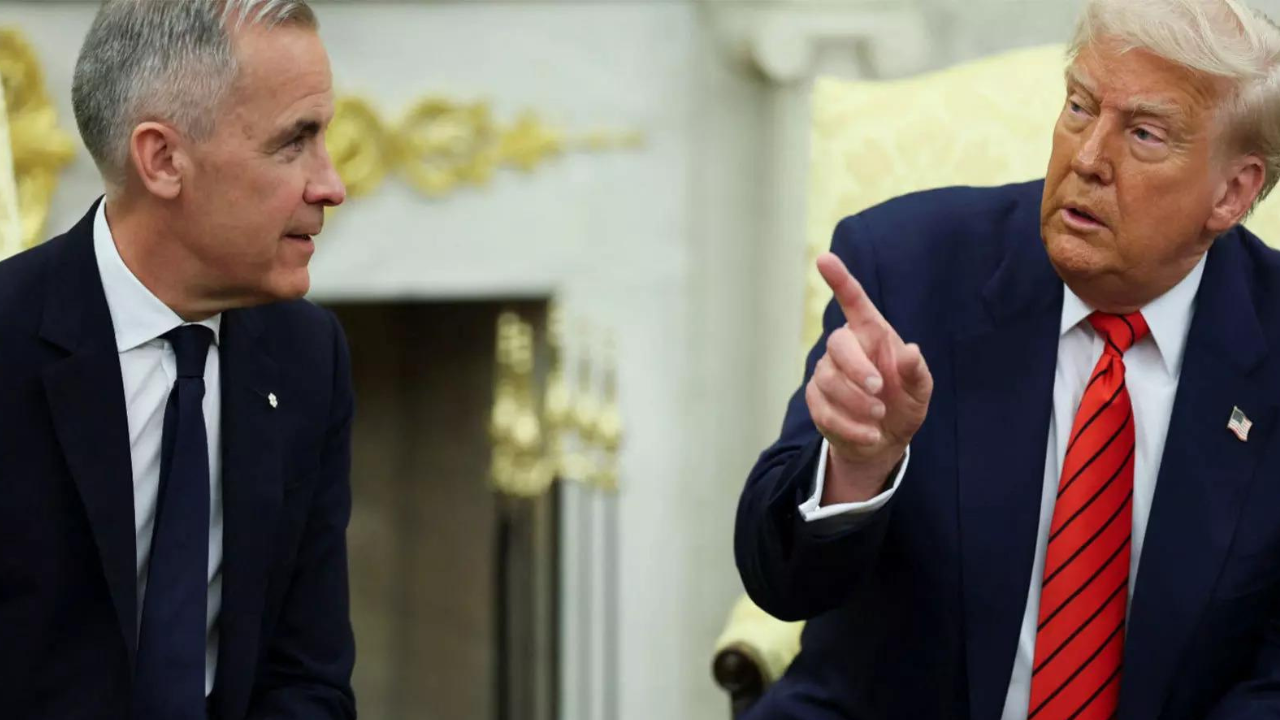 &lsquo;Will devour&rsquo;: Trump threatens 100% tariffs if Canada makes deal with China; warns &lsquo;governor&rsquo; Carney