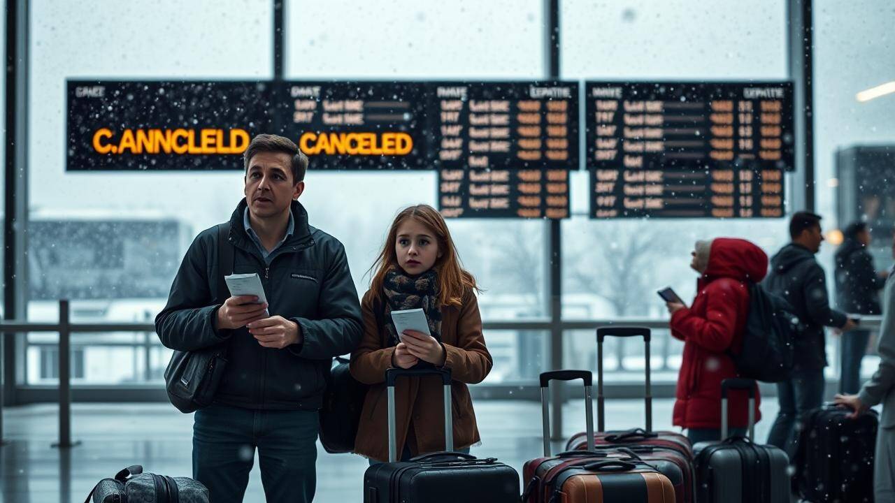 US snow storm cancelled your flight? Here's what you need to know
