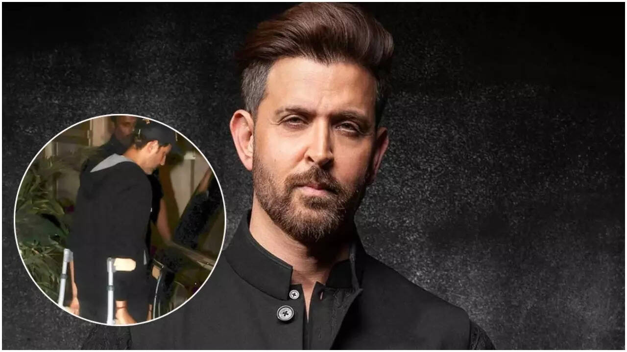 Hrithik addresses use of crutches; says, 'My body part...'