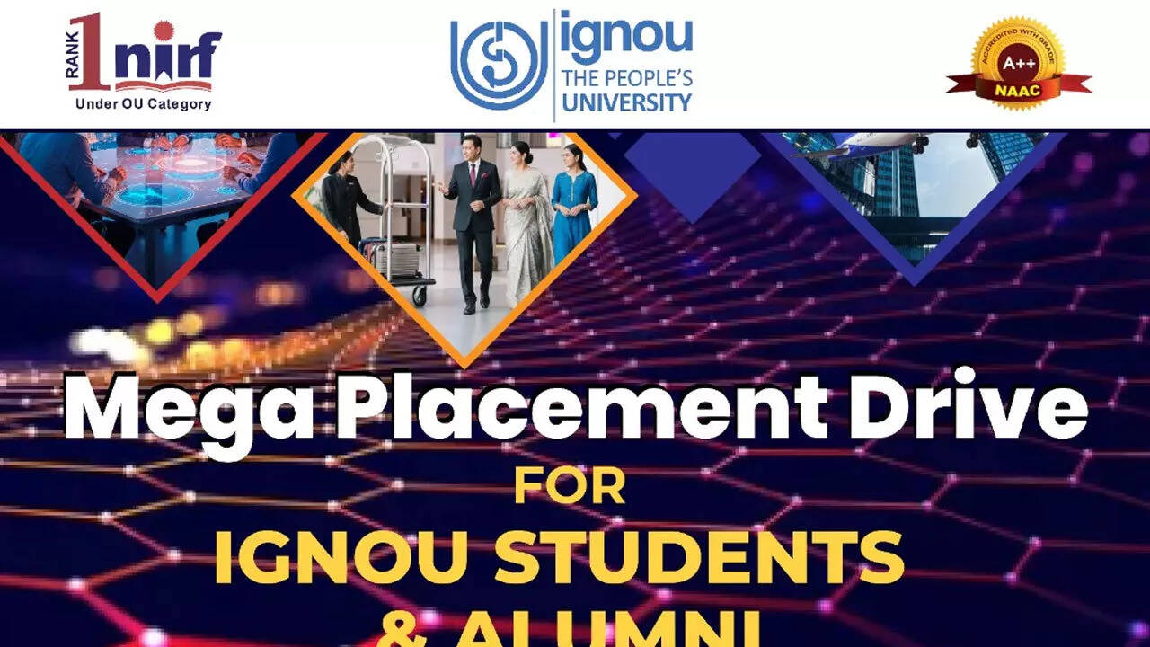 IGNOU to host mega campus placement drive for aviation, hospitality and BDE roles on 27 January