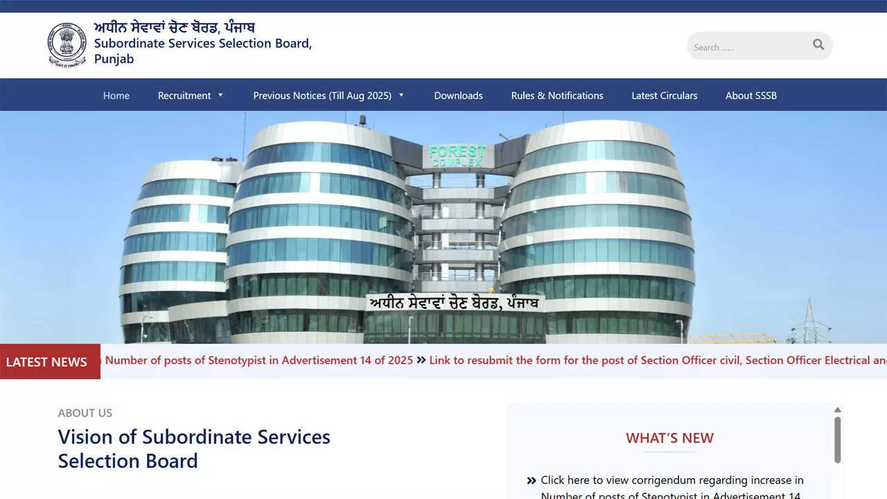 PSSSB Punjab Group D Recruitment 2025 last date to apply today for 331 posts; check direct link here