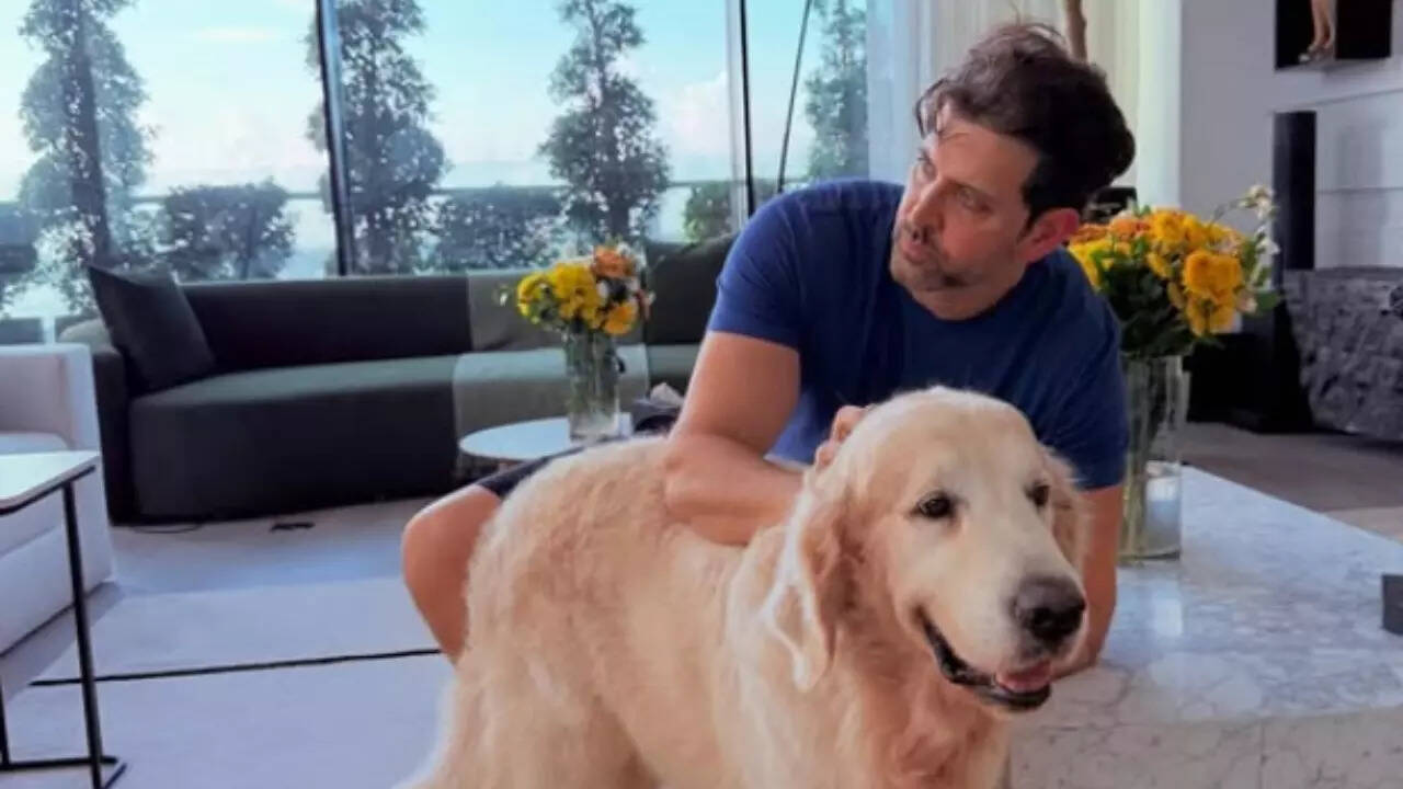 Hrithik Roshan shares new photos with dog Zane