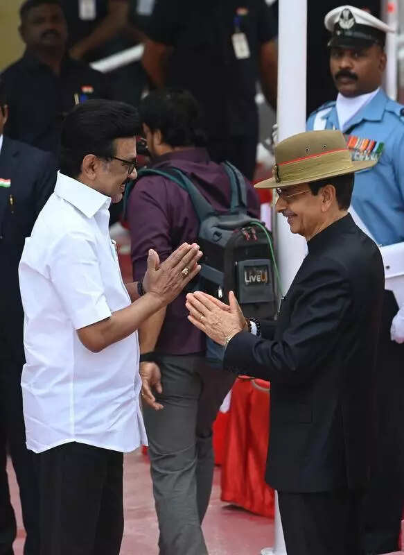 Camaraderie in short supply between governor R N Ravi and chief minister M K Stalin