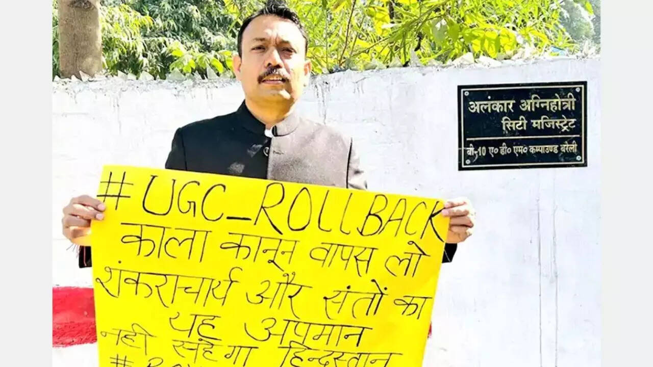 ‘Black law’: Bareilly city magistrate resigns over UGC rules; makes big 'hostage' charge