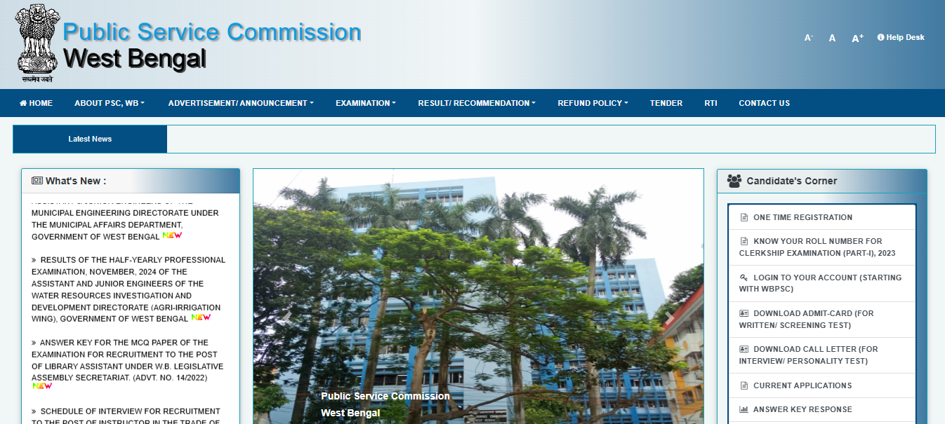 WBCS final result released for Group A and B services: Direct link to download merit list here