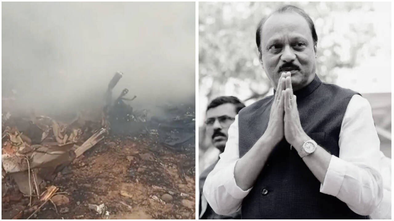 Plane carrying Ajit Pawar, 4 others crashes in Baramati — what we know so far