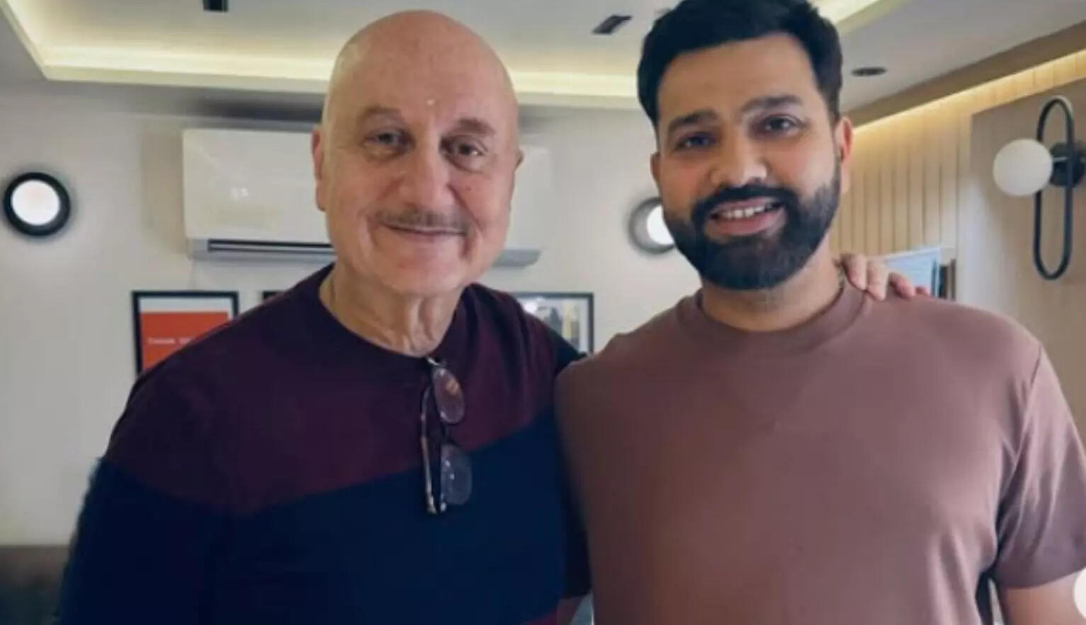 ‘So real’: Anupam Kher shares details of ‘accidental’ meeting with Rohit Sharma