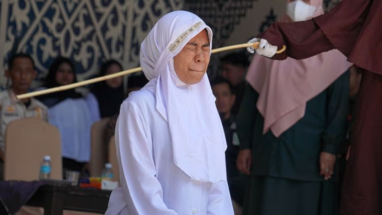 Indonesian couple caned 140 times for breaking this Sharia law