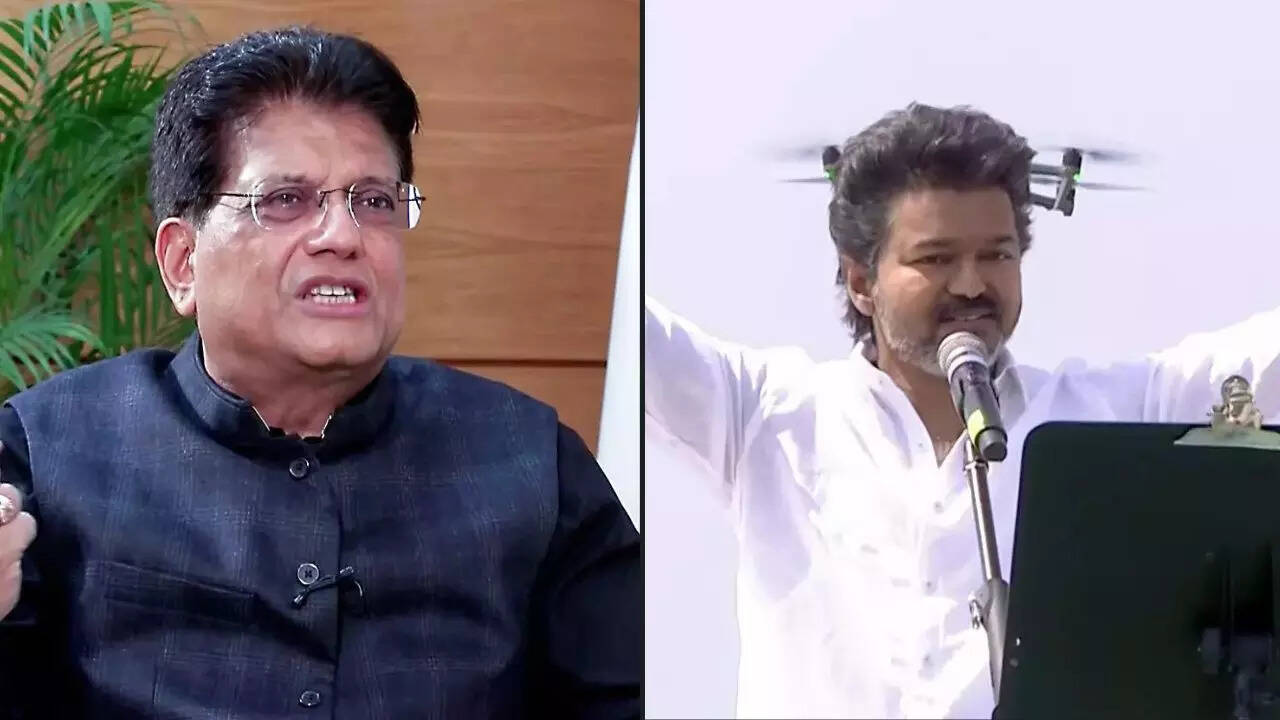 'Film stars come and go': Piyush Goyal plays down actor Vijay’s impact on Tamil Nadu polls