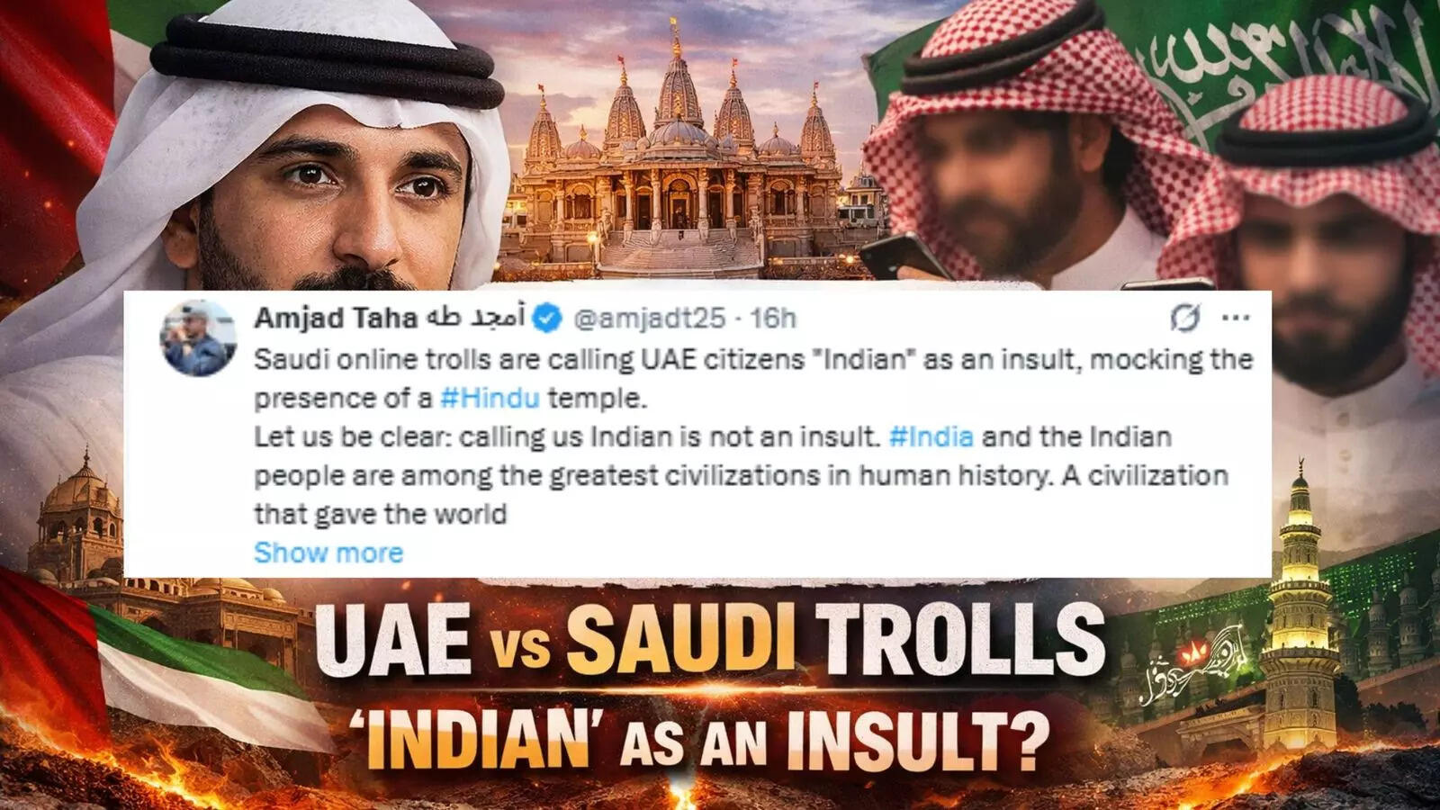 ‘Indian is not an insult’: UAE analyst’s viral response schools Saudi trolls on racism