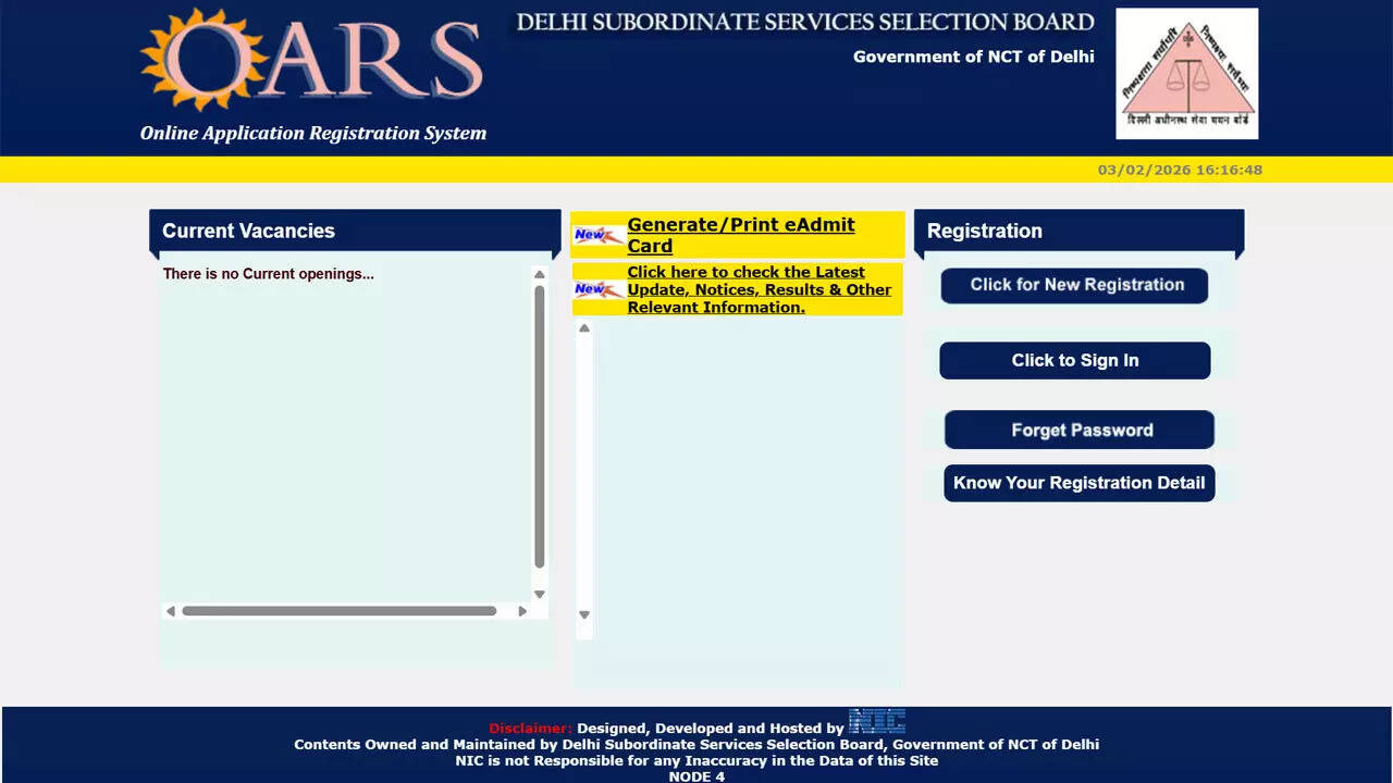 DSSSB PRT admit cards out soon for CBT exam scheduled February–March 2026; here's how to download