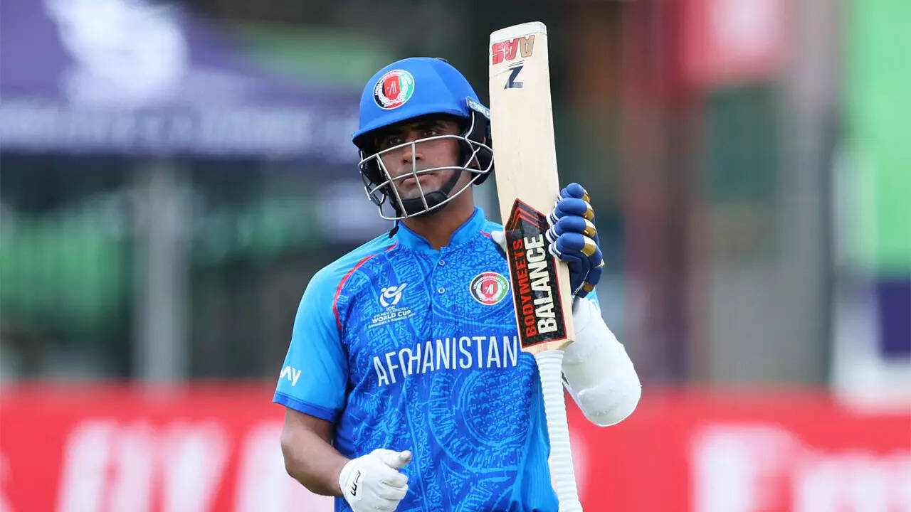 U19 WC Semi-Final: Faisal Shinozada hits fifty; Afghanistan in control vs India