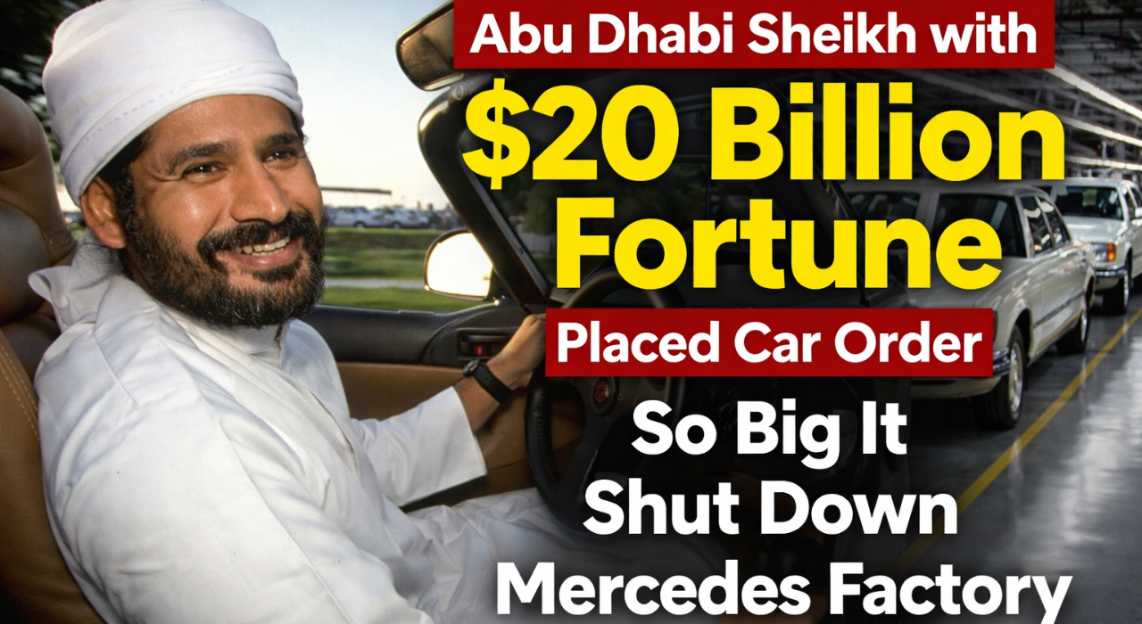 Abu Dhabi prince with $20 billion fortune placed car order so big it shut down a Mercedes factory