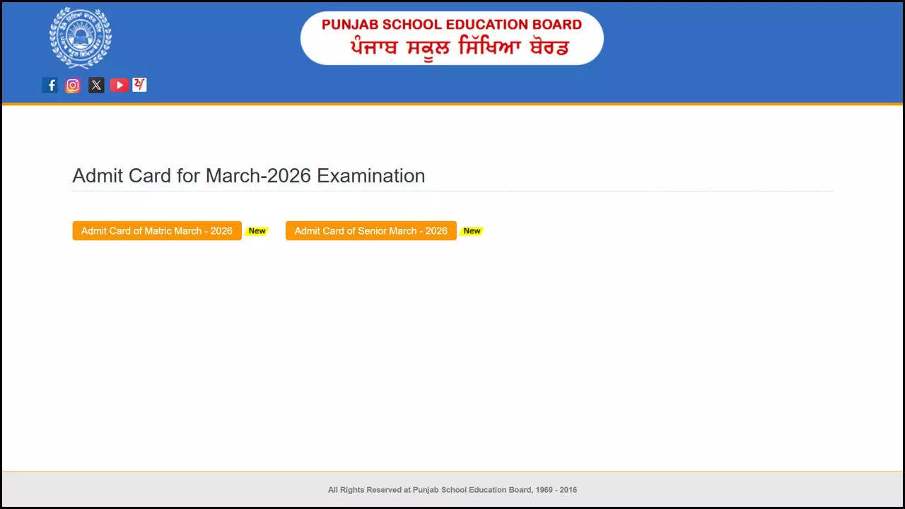 PSEB Class 12, Class 10 hall tickets issued; schools distribute admit cards to students, private candidates download here