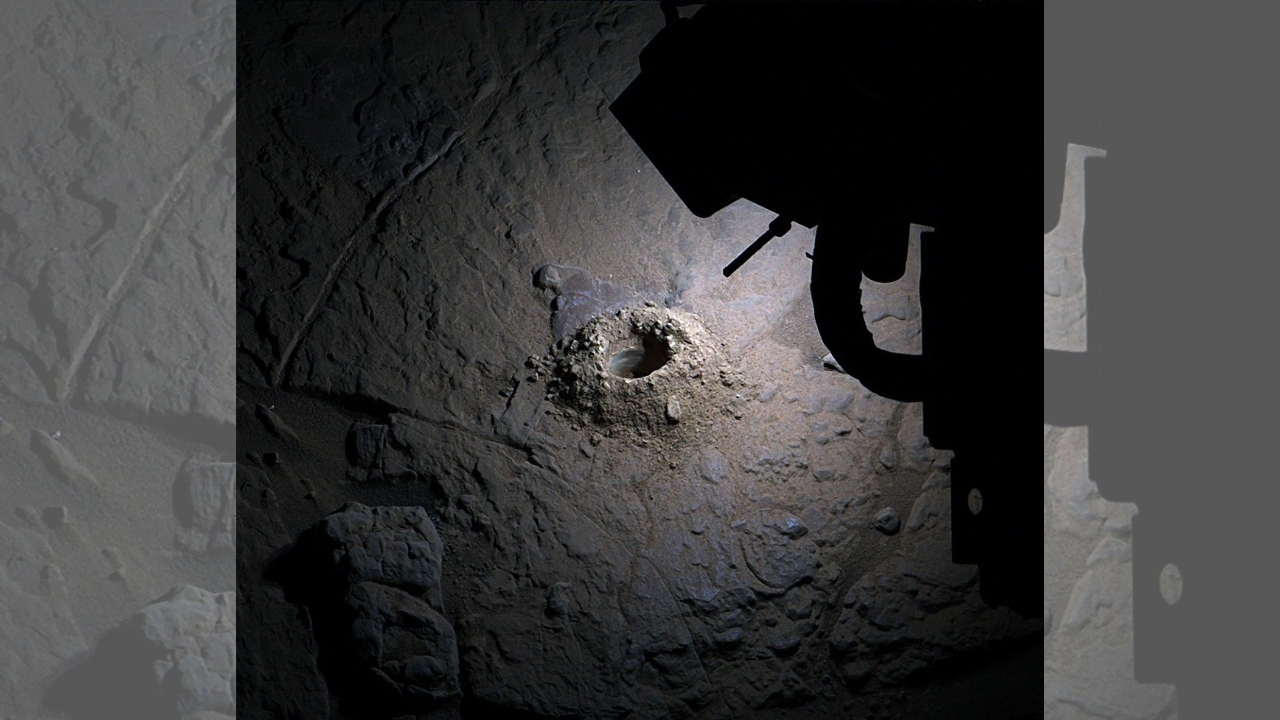 Nasa's Curiosity captures rare nighttime image of Mars using robotic arm LEDs