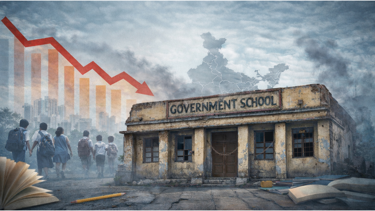 Five years, 10 states: Where India’s government school count fell the most