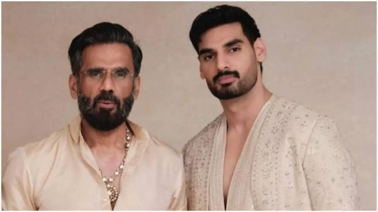 Suniel Shetty defends son Ahan Shetty amid entourage costs
