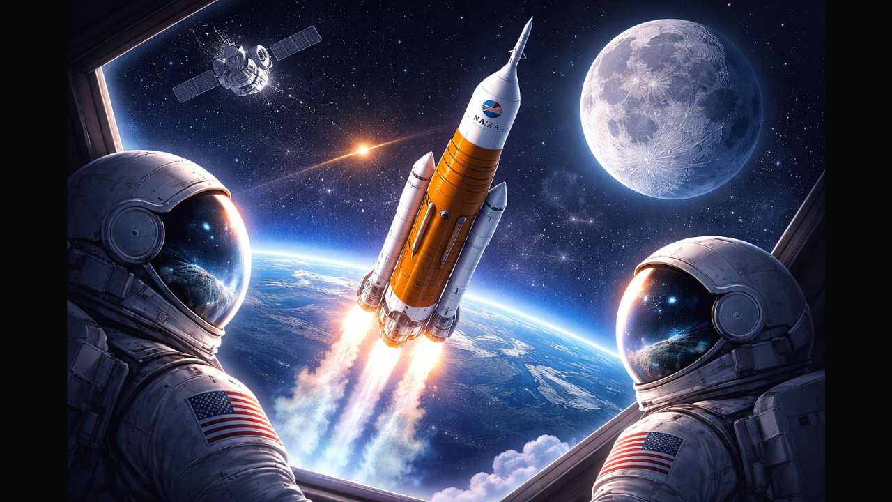 Moon-bound again: 4 astronauts will fly farther than anyone since 1970s