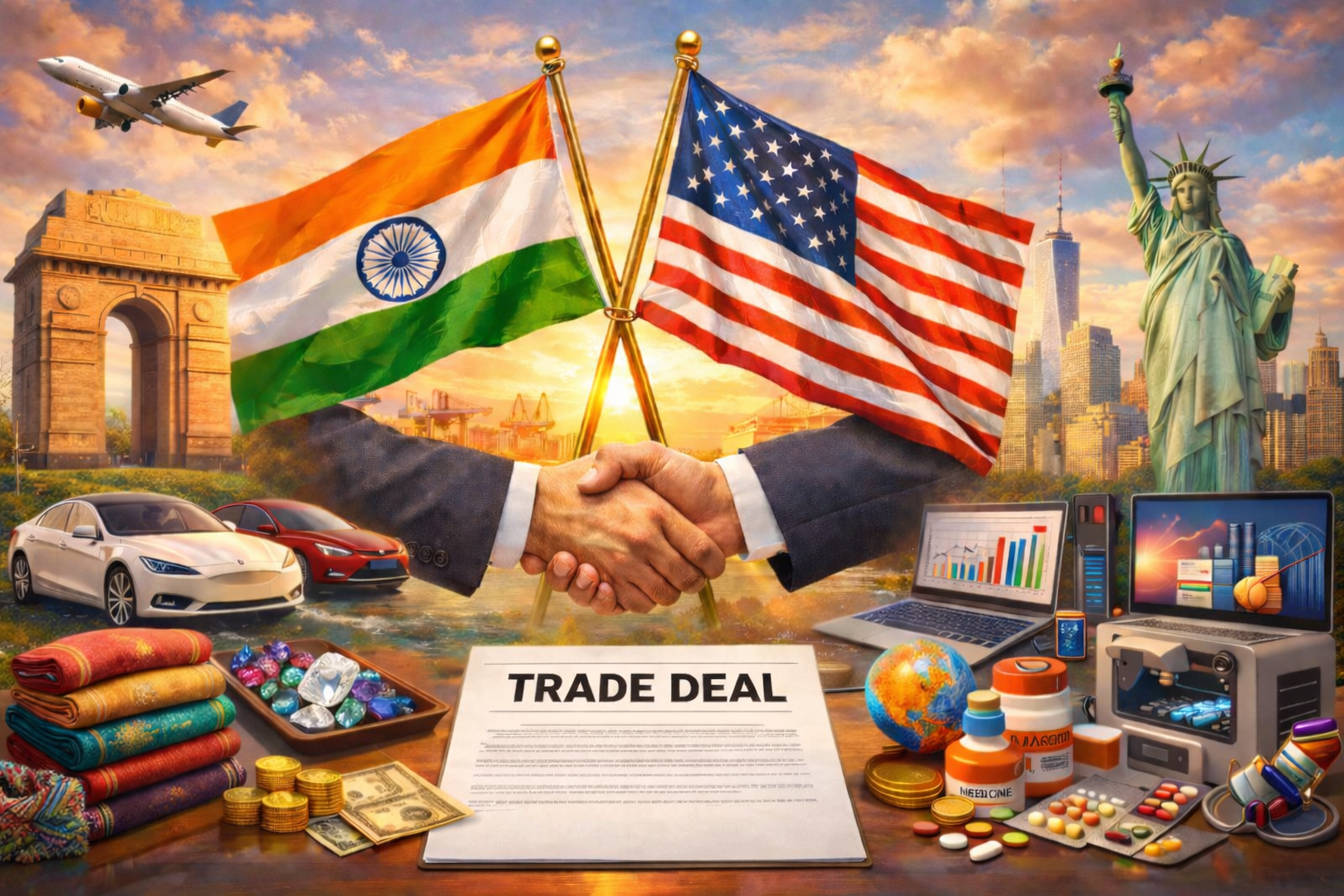 US tariffs on India cut to 18%; $30 trillion market access – trade deal explained in 10 points