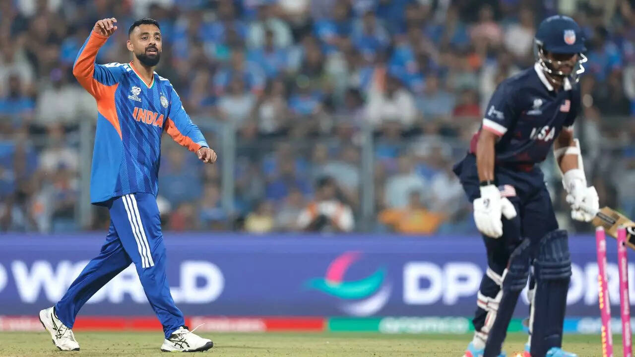 IND vs USA LIVE: India four down inside powerplay in Mumbai
